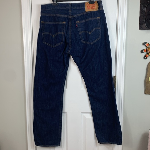 Levi Strauss 501 button fly denim jeans size 36X32. - Picture 5 of 6